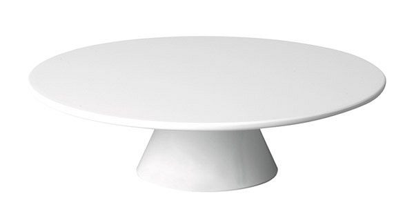 APS serveer- en taartbord, Ø 31 cm, hoogte: 8 cm, melamine, wit, -CASUAL-, 83890