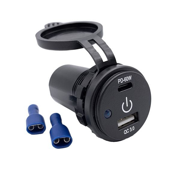 Offgridtec USB dubbele aansluiting USB-A en USB-C, 8-01-014910