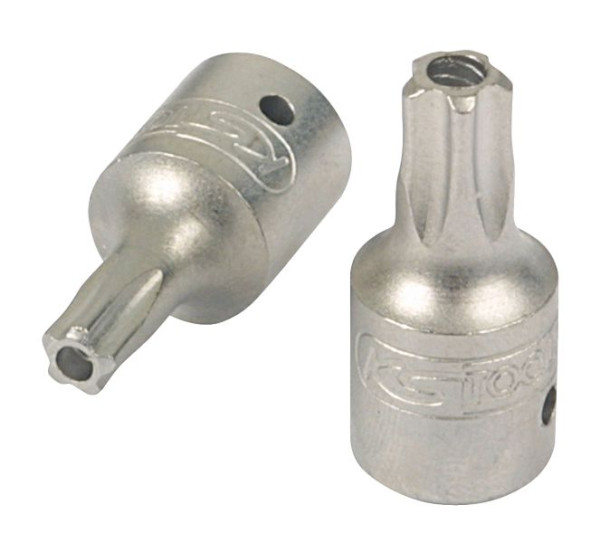 KS Tools bitdop 1/4", vijfster met gezichtsgat, TS10, 911.1471