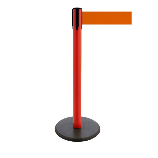 Stein HGS HGS personengeleidingssysteem -P-Line Premium-, rood, oranje, met magnetisch banduiteinde, bandlengte: 2,3 m, 34244d-2204