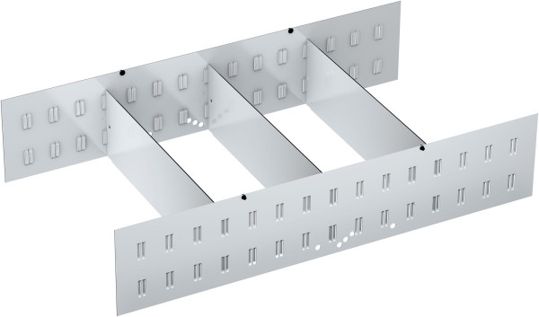 Hazet indelingsset, 5-delig, voor hoge lade voor werkplaatswagen Assistent 179 N XL L 688 x H 118 mm, 161T-179NXL/5H