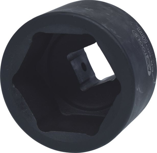KS Tools 1" slagdop, zeskant, kort, 60 mm, 515.1760