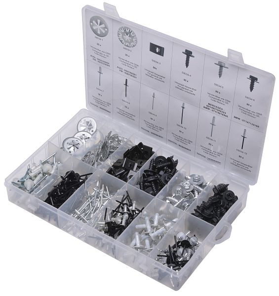 SW-Stahl snelwissel assortiment, Audi/VW, 400 stuks, S8034