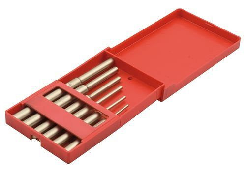 DENIOS ponsset, 6-delig, 3-10 mm, speciaal brons, vonkvrij, voor Ex-zones, 250391