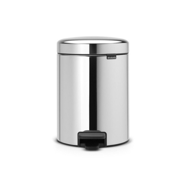 Stein HGS HGS afvalbak -Iconic Step- Brabantia, mat zwart, kunststof binnenbak, inhoud: 5 liter, 36464