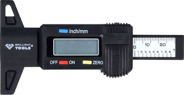 Brilliant Tools digitale diepteschuifmaat 0-25 mm BT114903