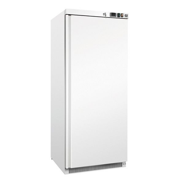 Gastro-Inox vriezer van wit staal 600 liter, statisch gekoeld, netto inhoud 580 liter, 201.101