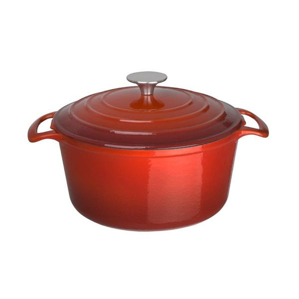 Vogue ronde braadpan rood groot, GH305