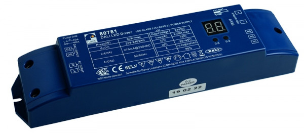 rutec Projekt DALI dimmen - actor 1 adres, DALI + push dimmen - actor 200 - 240V 24V - / 50W, PHZ781