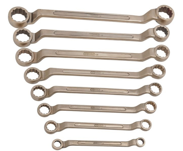 KS Tools BRONZEplus dubbele ringsleutelset, 8-delig, 1/4-1", 963.7477
