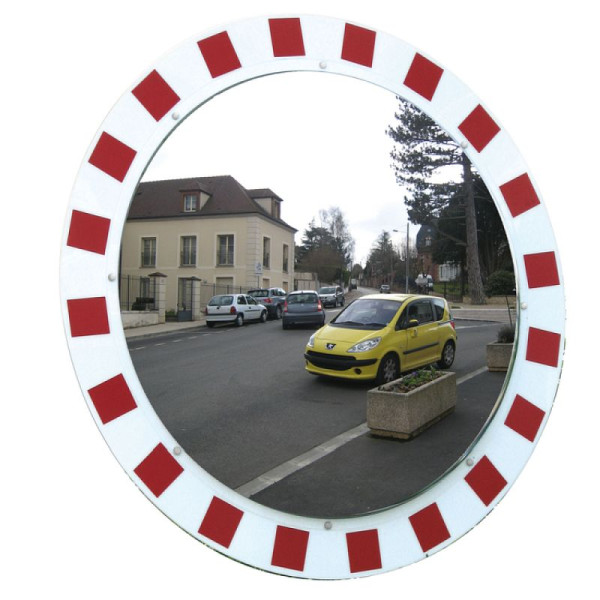 Steen HGS verkeersspiegel Vialux®, rond Ø 600 mm/ca. 11 m/19 kg, 20021