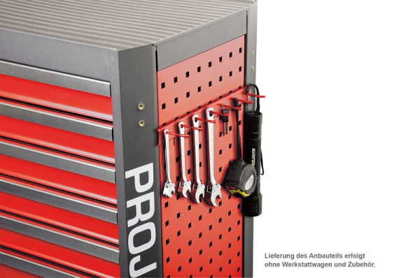 Projahn accessoires werkplaatswagen GALAXY haakrail voor 7 delig rood, 5503-102