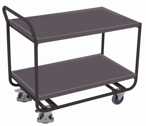 VARIOfit stalen tafelwagen, buitenafmetingen: 1.090 x 600 x 970 mm (BxDxH), st-402.000/AG