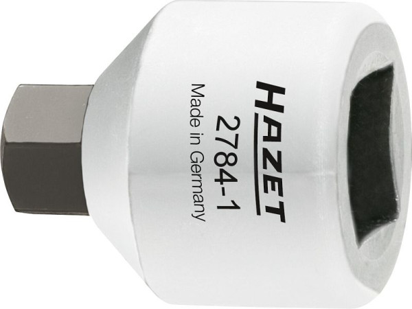 Hazet Remklauw Schroevendraaier Socket, Hol Vierkant 10mm (3/8 Inch), Hex Socket Profiel, 7mm, 2784-1