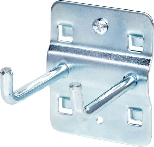 KS Tools Dubbele gereedschapshouder met verticaal haakuiteinde, diameter 6 mm, 50 mm, 860.0817