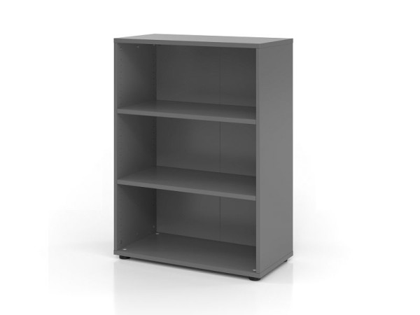 Hammerbacher plank 938RE, 3 OH, romp: grafiet, 80 x 40 x 110 cm (BxDxH), V938RE/G