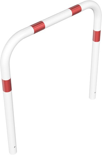 Schake buisbeugel van stalen buis Ø 60 x 2,5 mm zonder dwarsbalk voor inzetting in beton, totale breedte: 1000 mm, totale hoogte: 1000 mm, 465_06B