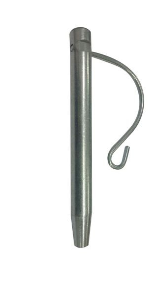 Schakeerveerclips voor bekistingssteunen ter vervanging van G-haken of andere toepassingen Stalen buis Ø 14 mm, lengte: 130 mm. Uitvoering: verzinkt, 11800