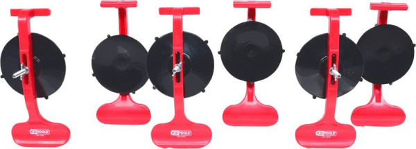 KS Tools sierstrip montage zuignappenset, 6-delig, diameter 85mm, 140.1020