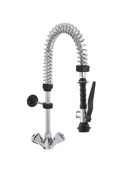 Saro ééngats voorspoeldouche zwart MEGGY, 457-1075