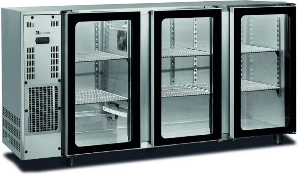 gel-o-mat Getränke-Kühltisch, Modell FBG351/206 APV mit 3 Glastüren, 29GKT.3I