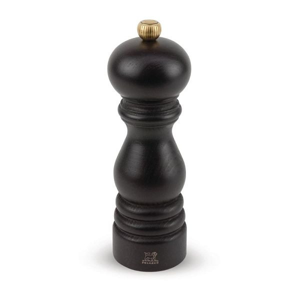 Peugeot pepermolen donker hout 18cm, P026