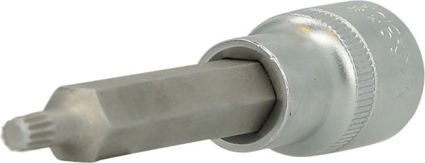 Brilliant Tools 1/2" bitdop met meerdere tanden, 100 mm lang, M5, BT022940