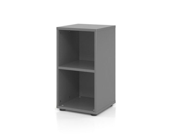 Hammerbacher smalle plank 924RE, 2 OH, romp: grafiet, 40 x 40 x 74,6 cm (BxDxH), V924RE/G