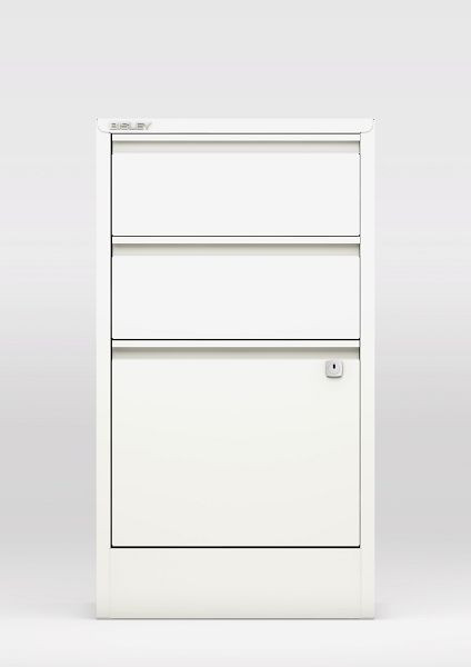 Bisley Home Filer, 2 universeel, 1 HR lade, verkeerswit, HF3696