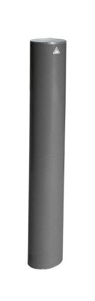 Schake style tuinpaal type 40156FB - afneembaar met driehoekslot, stalen buis Ø 152mm, 40156FB