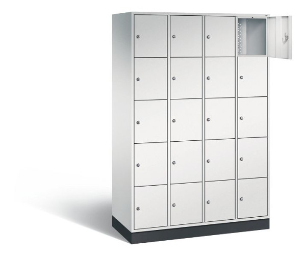 C+P lockerkast Intro, H1950xB1220xD490mm, kleur: lichtgrijs, 8570-401 S10002