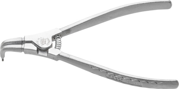 Hazet borgveertang, standaard: DIN 5254 vorm B, oppervlak: verchroomd, punt staalgrijs, lengte: 180 mm, 1846D-2