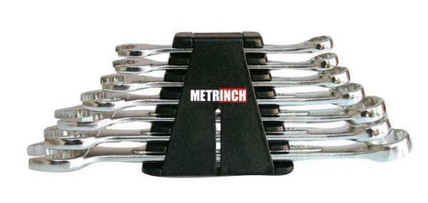 Metrinch-steeksleutelset 7-delig MET-0107