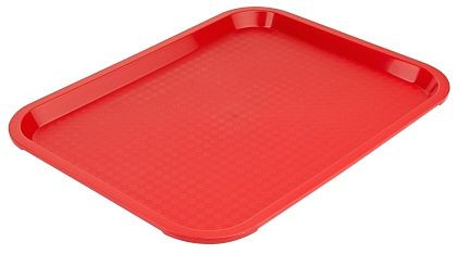 Contacto fastfooddienblad 35 cm rood polypropyleen, 35 x 27 cm, 5353/351
