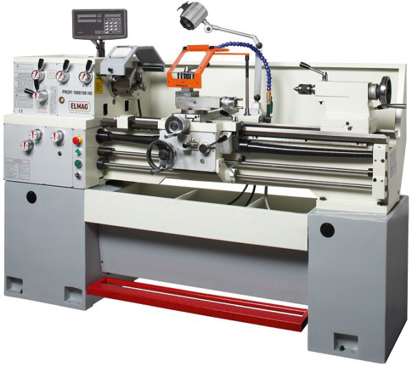 ELMAG universele draaibank, PROFI 1000/180 HD, inclusief 3-assige positieweergave 'SINO', 88170