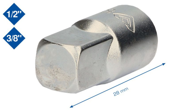 Brilliant Tools 3/8" naar 1/2" adapter, BT021904