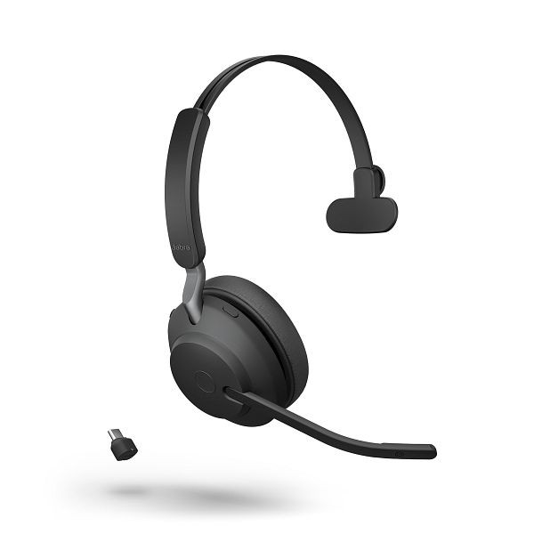 Jabra Evolve2 65, Unified Communications Mono Zwart, USB-C, 26599-889-899