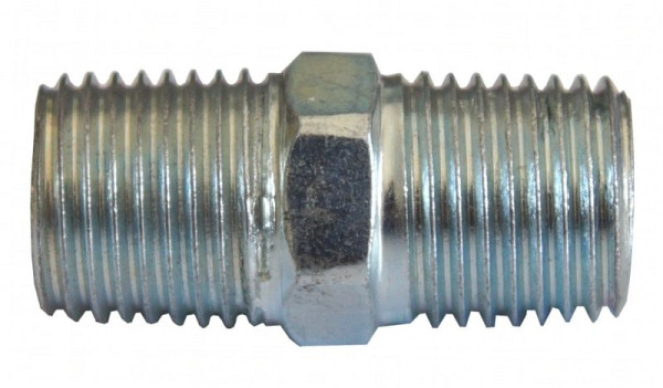 AEROTEC dubbele nippel 1/4 inch AG - 1/4 inch AG, 9050373