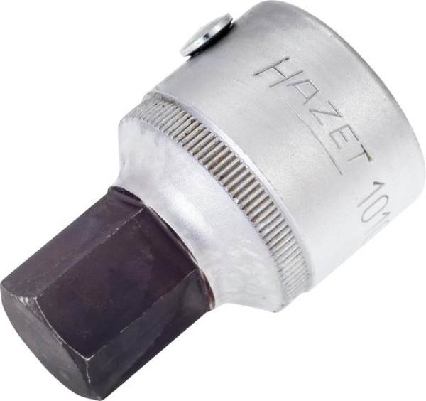 Hazet schroevendraaierdop, hol vierkant 20 mm (3/4 inch), zeskant dopprofiel, 19 mm, 1010-19