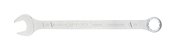 Hazet combinatiesleutel, buiten dubbel zeskant tractieprofiel, 19 mm, 600N-19