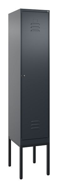 C+P luierkluis Classic PLUS met middenwand, frame, 2120x400x500mm, 7016/7016, cilinderslot, 0800307-12F S10027