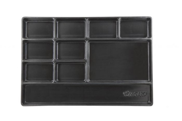 Boxo lege bak met 10 vakken, 568x395mm, VE: 10 stuks, BXP000-3