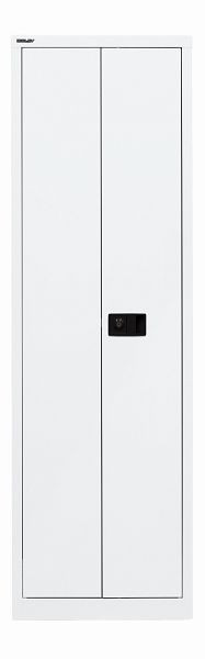 Bisley universele draaideurkast, 4 planken, 5 OH, B 600 mm, verkeerswit, E782A04B6696