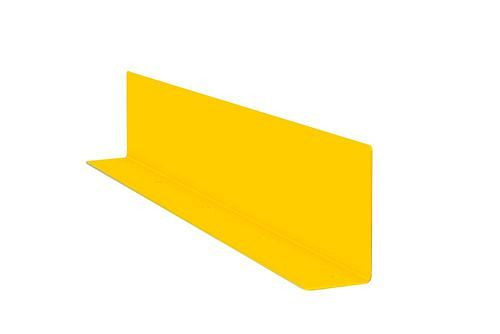 Moravia onderrijbeveiligingsbeugel, van staal, geel geplastificeerd, breedte 1080 mm, 311030