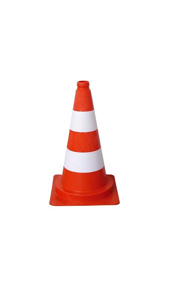 Schake verkeerskegels daglicht, rood/wit, hoogte: 500 mm, 3L500