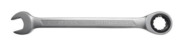 SW-Stahl ratelsleutel met steeksleutel, 32 mm, 03510L-32, 4033592134736