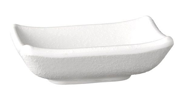 APS kom -ZEN-, 9 x 7 cm, hoogte: 2,5 cm, melamine, wit, stone look, 0,05 liter, 83946