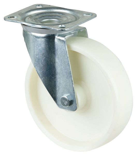BS-rollen transportrol, wielbreedte 50 mm, wiel-Ø 200 mm, draagvermogen 300 kg, loopvlak/wiellichaam kunststof, rollager, VE = 2 stuks, L400.B10.200