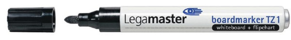 Legamaster boardmarker TZ 1 zwart, VE: 10 stuks, 7-11001