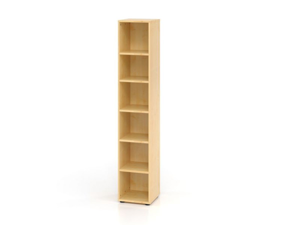 Hammerbacher smalle plank 964RE, 6 OH, romp: esdoorn, 40 x 40 x 215,4 cm (BxDxH), V964RE/3